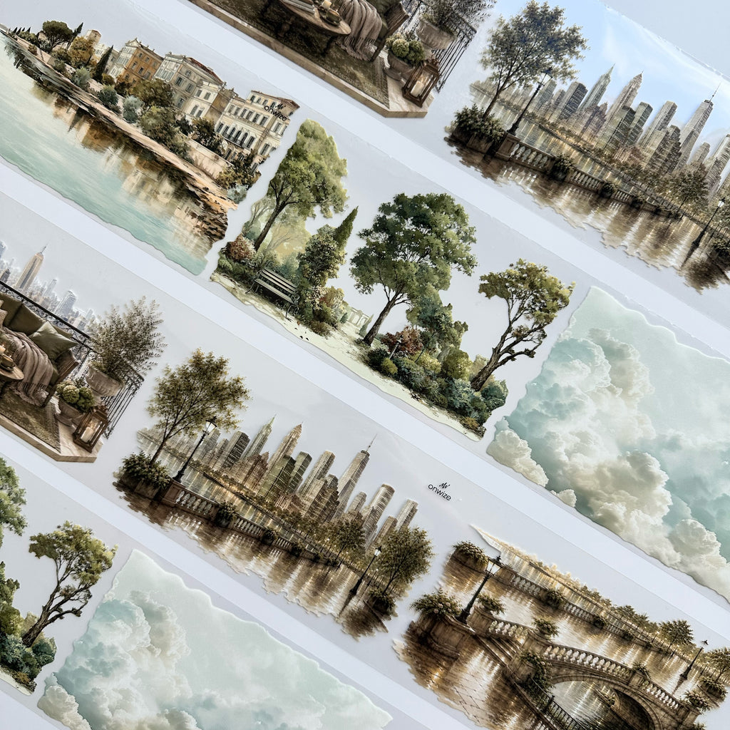 Golden Cityscape XL – City & Landscape PET Tape