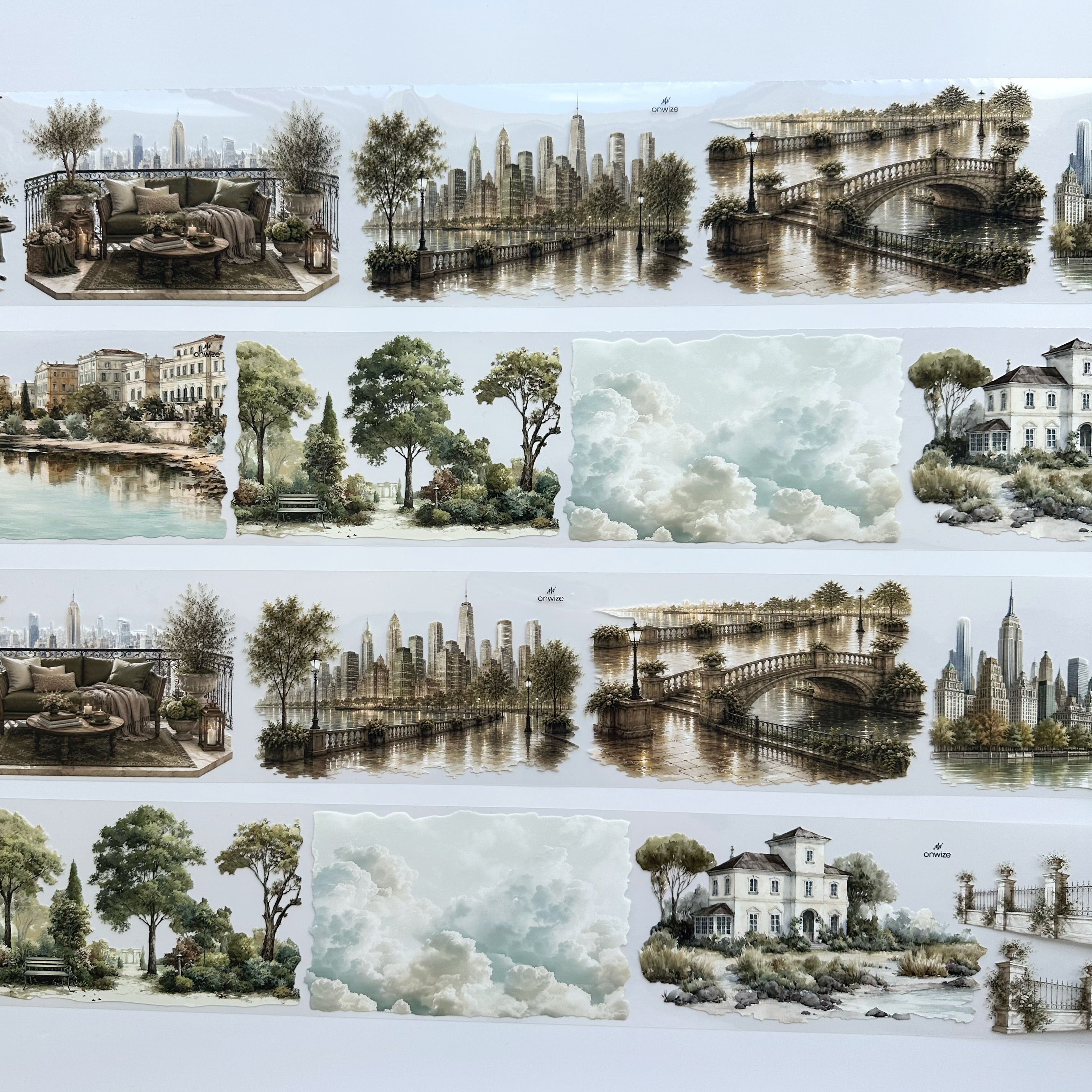 Golden Cityscape XL – City & Landscape PET Tape