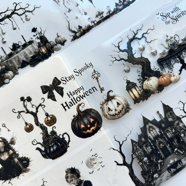 Haunted Tea Garden XL – Gothic Halloween 3D Special Pet Tape
