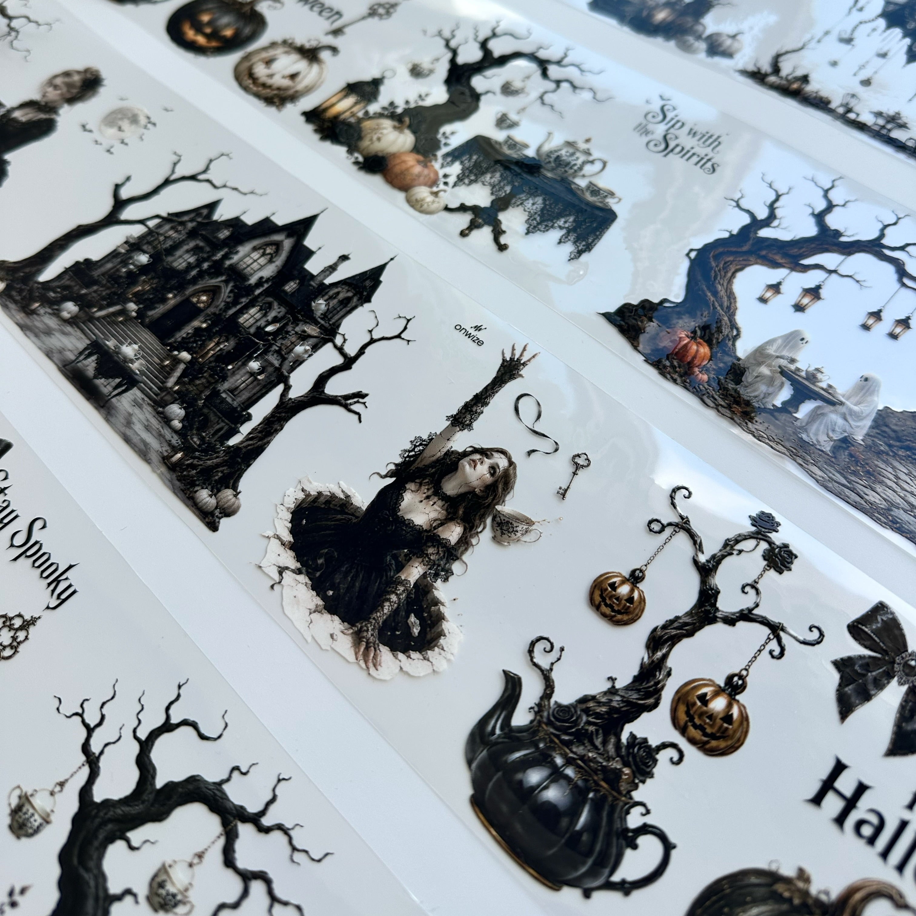 Haunted Tea Garden XL – Gothic Halloween PET Tape
