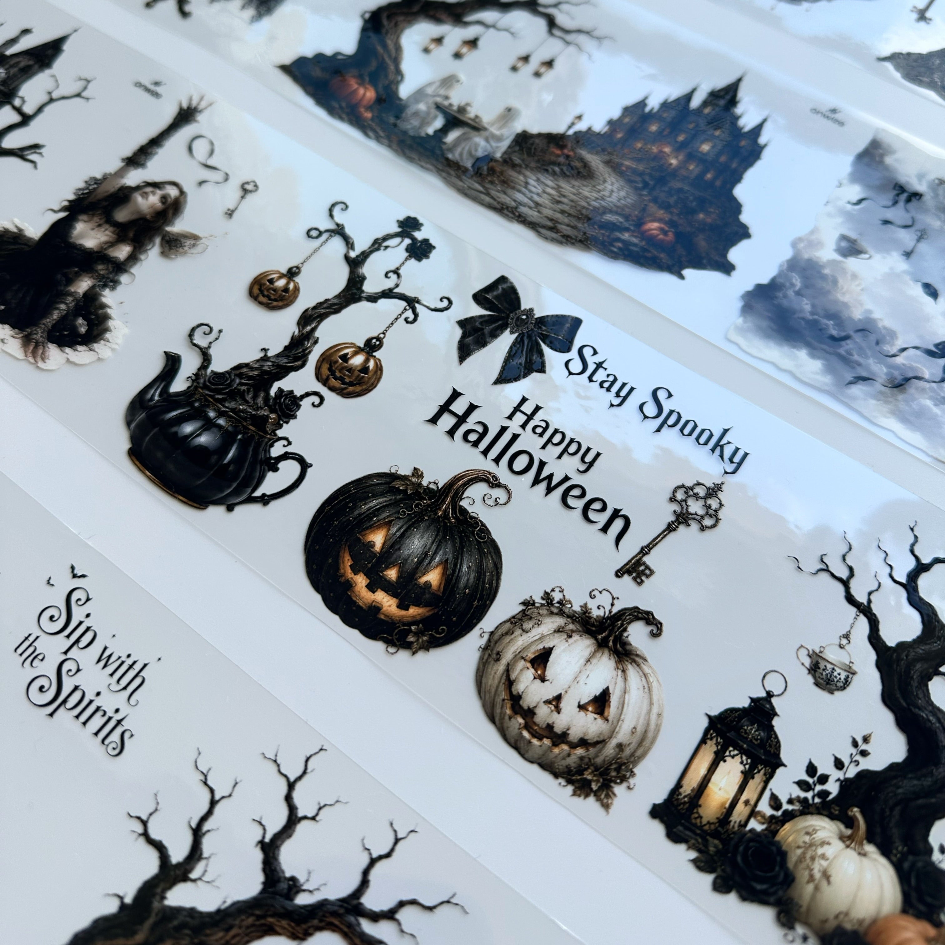Haunted Tea Garden XL – Gothic Halloween PET Tape