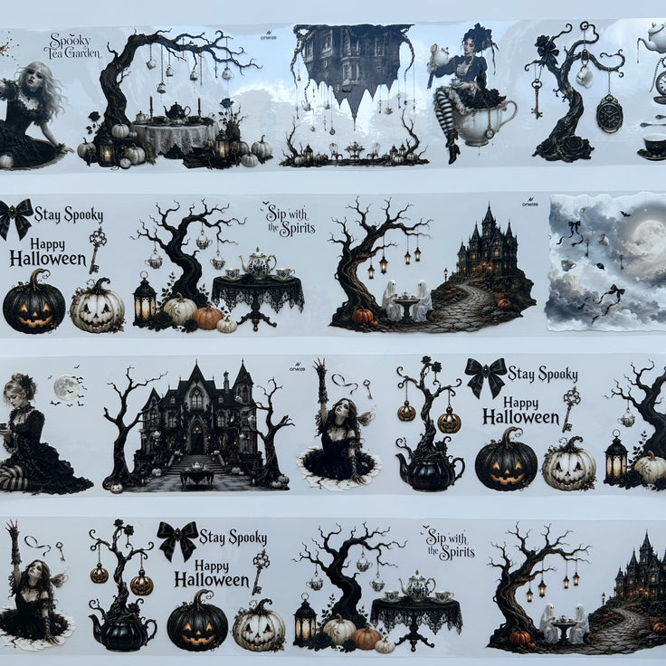 Haunted Tea Garden XL – Gothic Halloween 3D Special Pet Tape