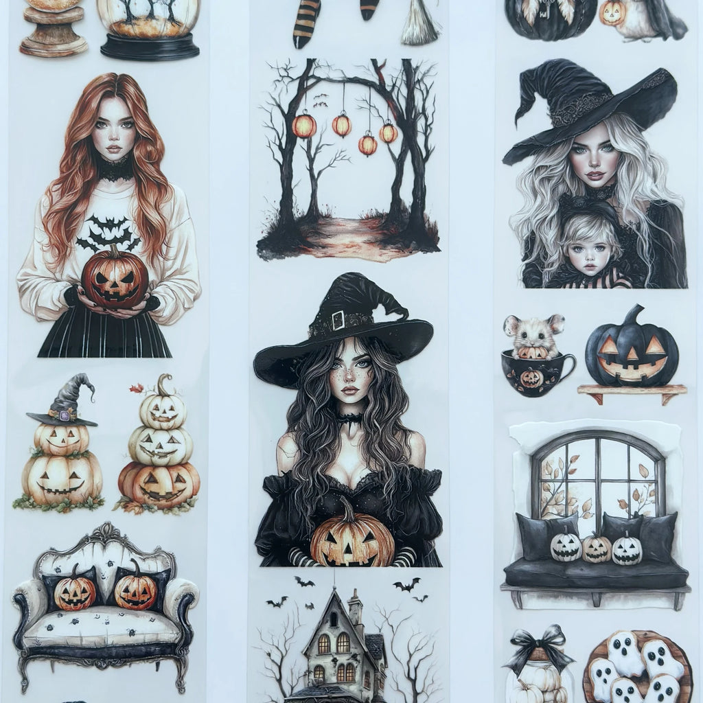 Pumpkin Mist PET Tape – Halloween Scrapbooking, Journaling, Spooky Craft Supplies – Tax Included – SRP152