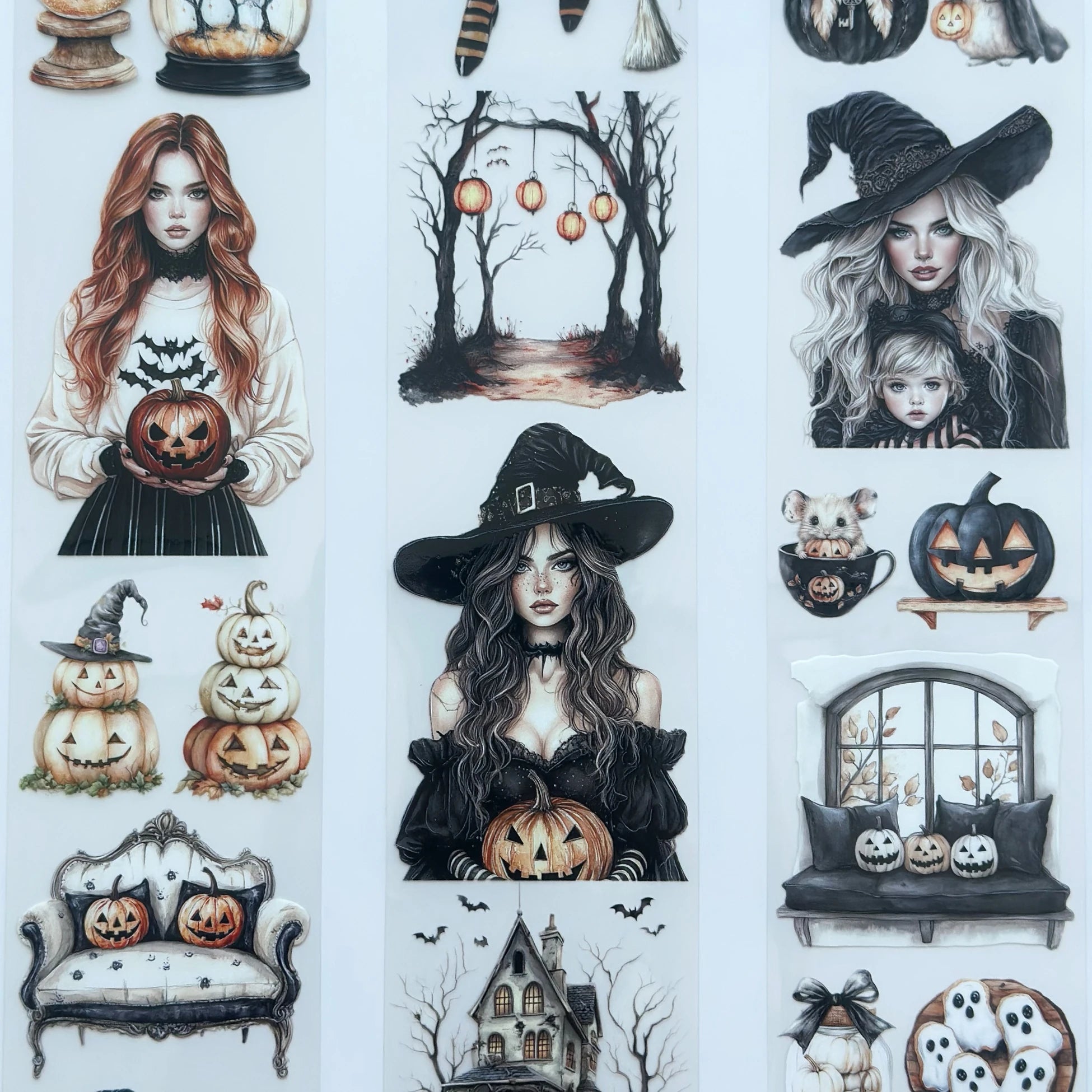 Pumpkin Mist PET Tape – Halloween Scrapbooking, Journaling, Spooky Craft Supplies – Tax Included – SRP152