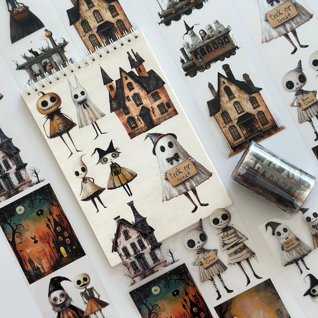 Happy Halloween PET Tape – Scrapbooking, Journaling, Spooky Craft Supplies – Tax Included – SRP150