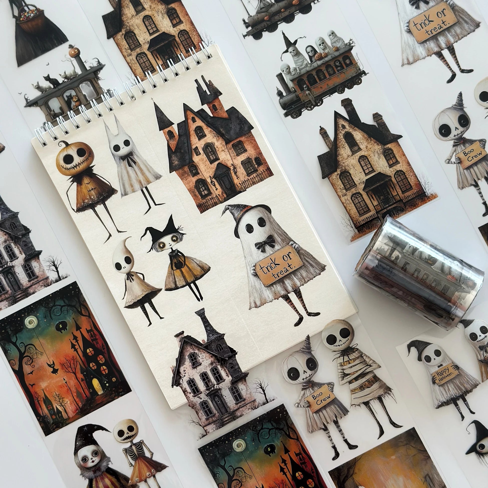 Happy Halloween PET Tape – Scrapbooking, Journaling, Spooky Craft Supplies – Tax Included – SRP150