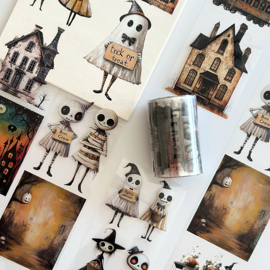 Happy Halloween PET Tape – Scrapbooking, Journaling, Spooky Craft Supplies – Tax Included – SRP150