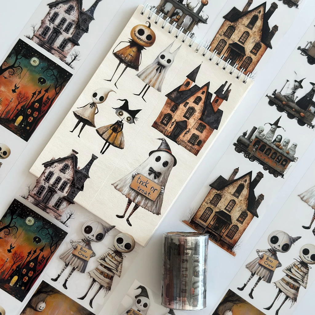 Happy Halloween PET Tape – Scrapbooking, Journaling, Spooky Craft Supplies – Tax Included – SRP150