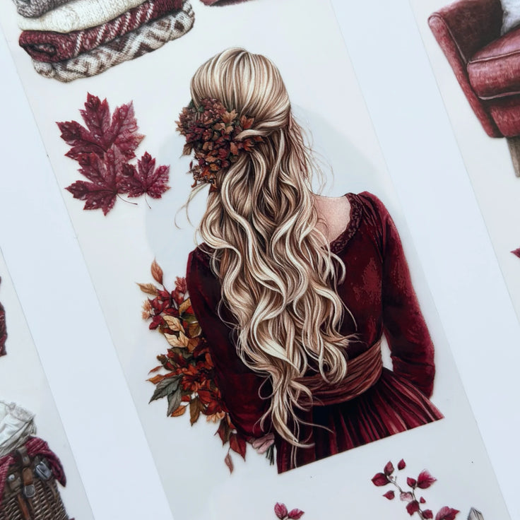 Sonbahar Fısıltıları PET Bant – Scrapbooking, Günlük Tutma, Kolaj El Sanatları Malzemeleri – KDV Dahil – SRP142