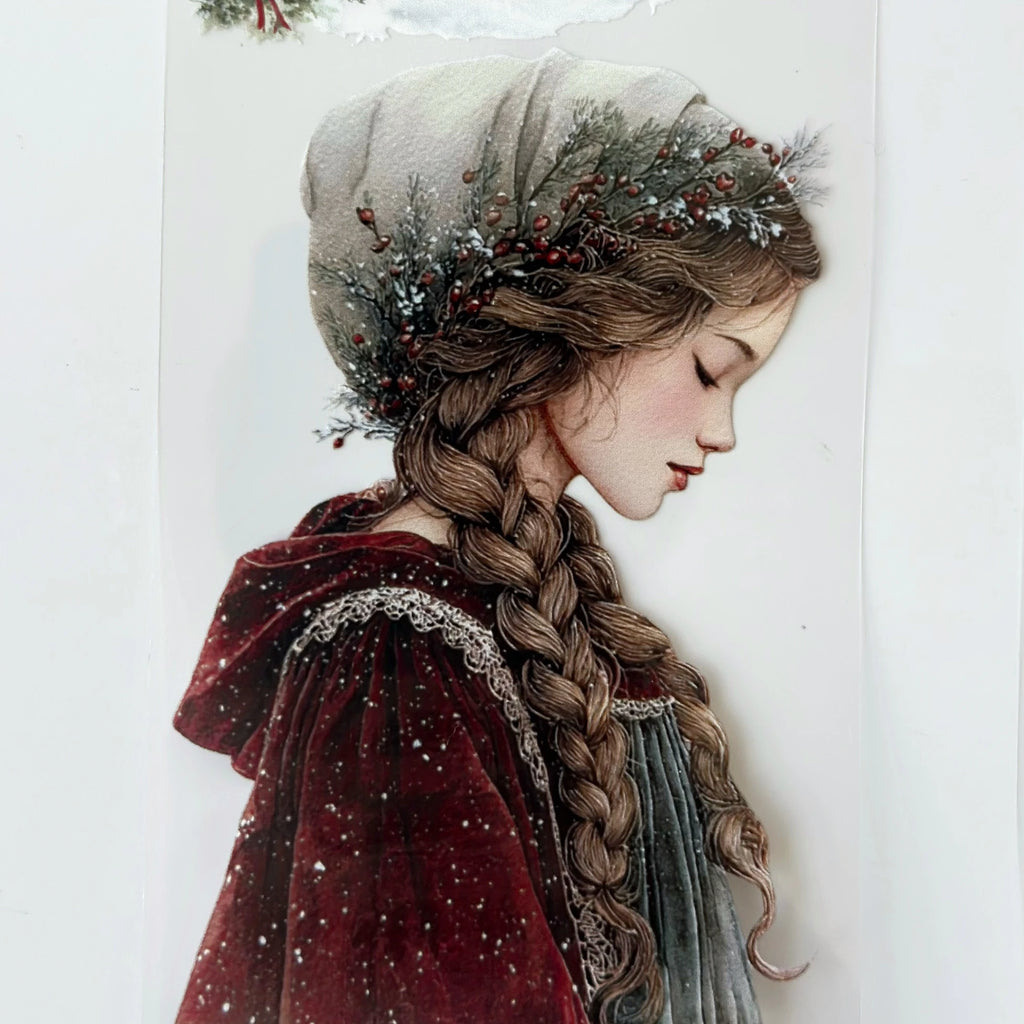 Victorian Christmas Pet Tape – Vintage Holiday Women, Snowy Winter Town, Classic Christmas Aesthetic, Tax Included – SRP165