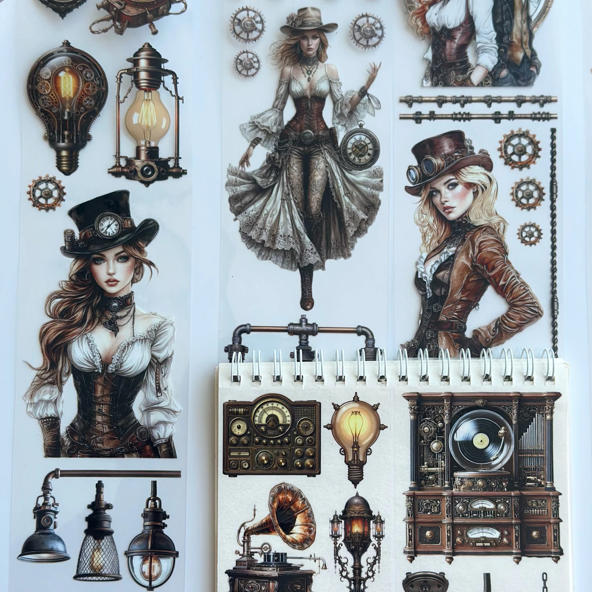 Işıkların Sırrı PET Bant – Steampunk Tarzı Albüm Hazırlama, Günlük Tutma, Vintage El Sanatları – Vergi Dahil – Tavsiye Edilen Perakende Fiyatı 155