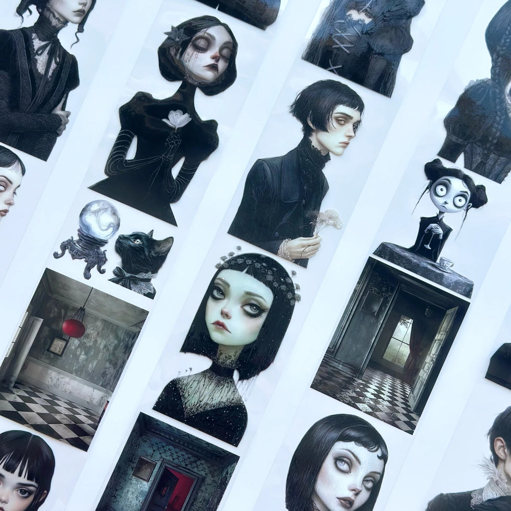 Red Room PET Tape – Gothic Scrapbooking, Journaling, Dark Aesthetic Craft – Tax Included – SRP148