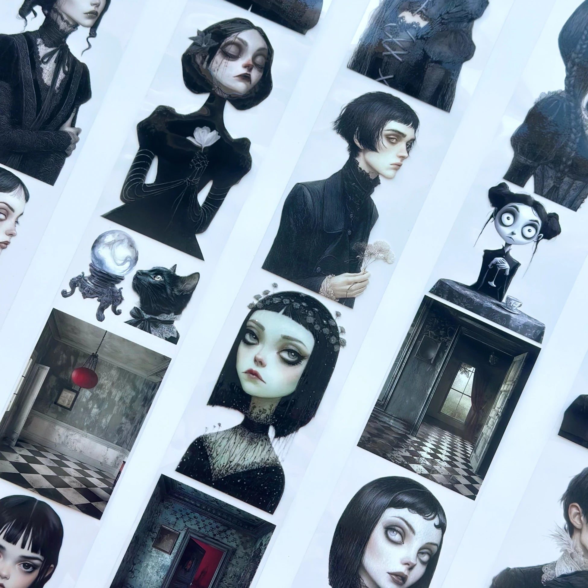 Red Room PET Tape – Gothic Scrapbooking, Journaling, Dark Aesthetic Craft – Tax Included – SRP148