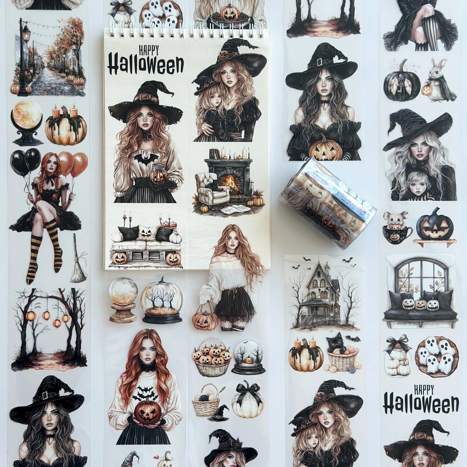 Pumpkin Mist PET Tape – Halloween Scrapbooking, Journaling, Spooky Craft Supplies – Tax Included – SRP152