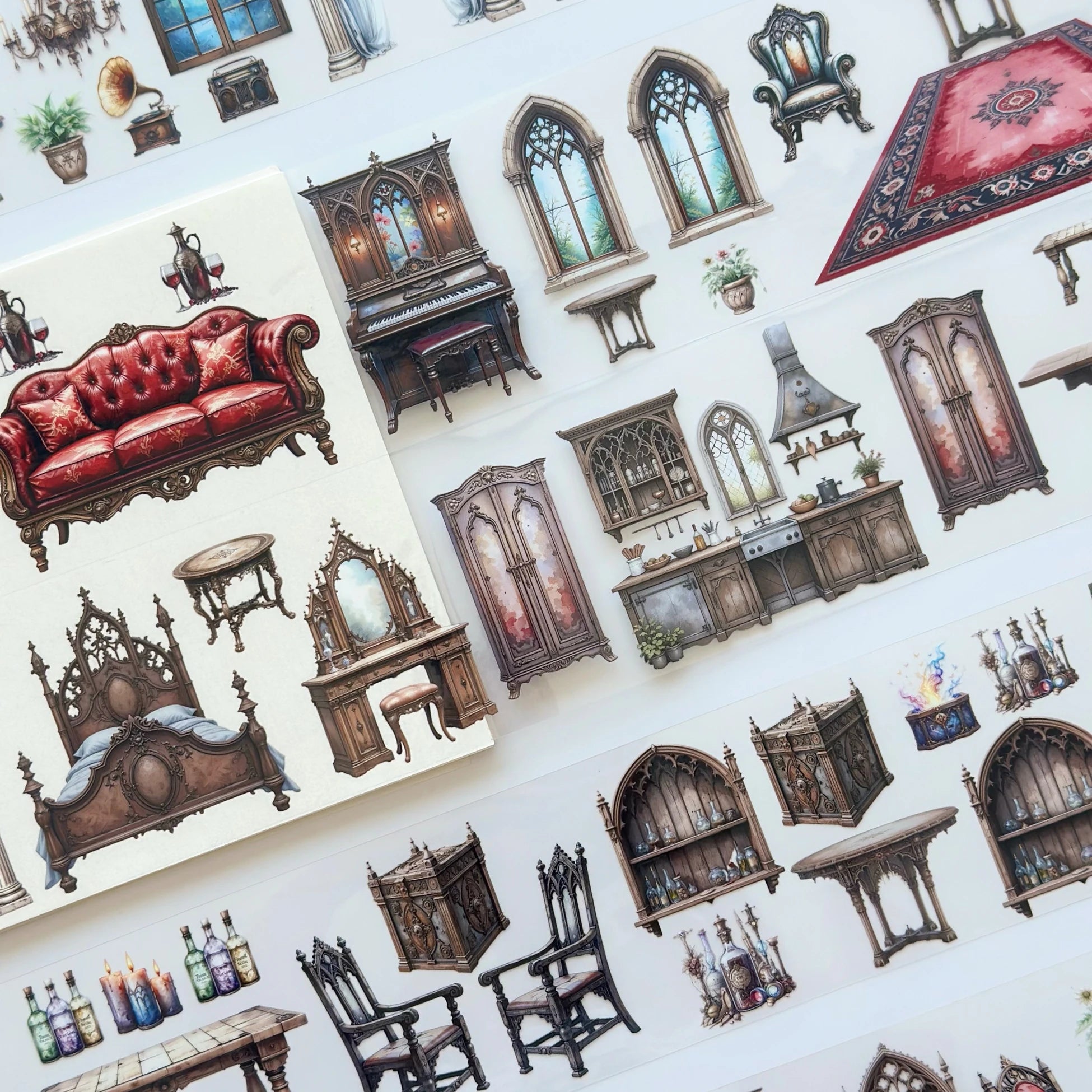 Secrets Under the Rug PET Tape – Scrapbooking, Journaling, Vintage Furniture Decor – Tax Included – SRP158