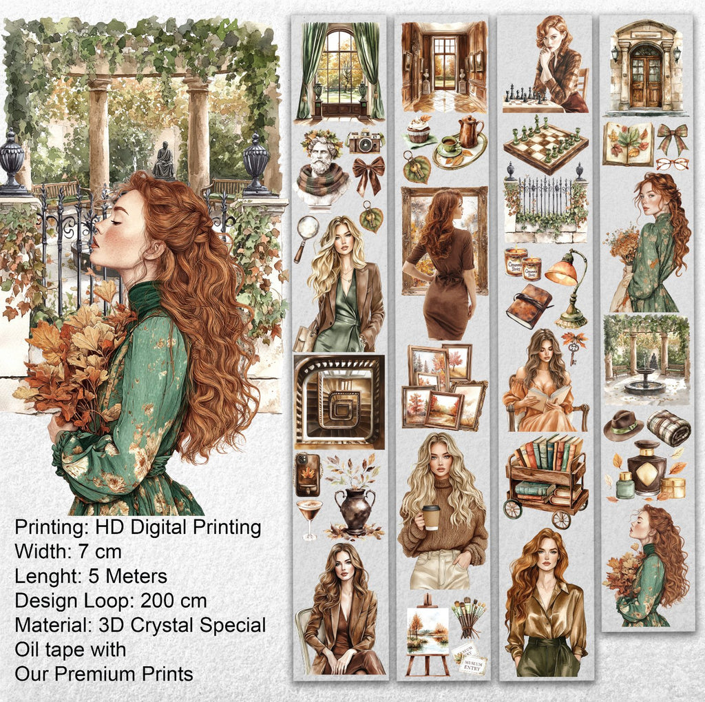 Art in Nature PET Tape – Decorative Scrapbooking, Journaling, Collage Supplies – Tax Included – SRP141