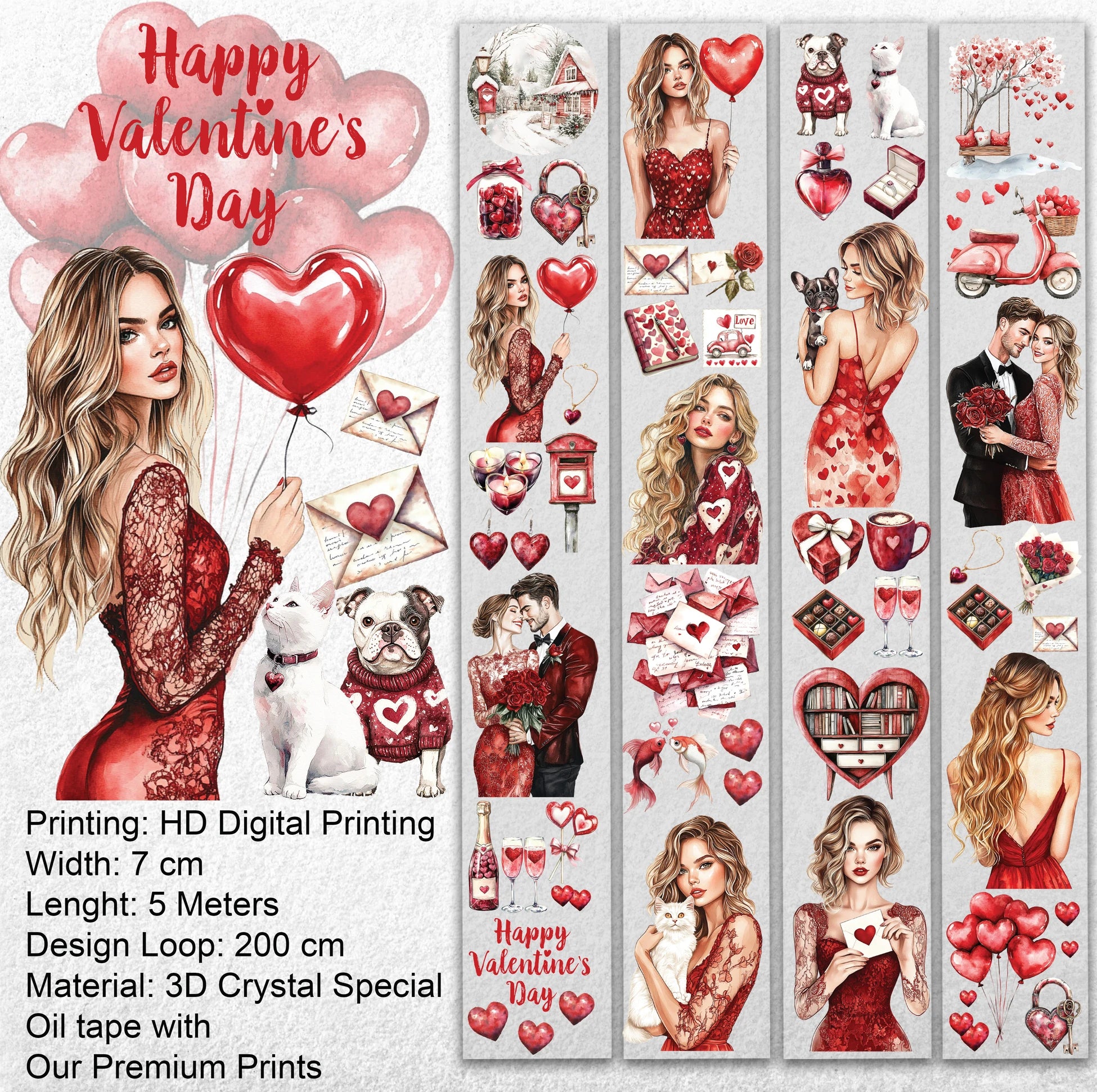 Love Potion -3D Crystal Special Oil tape