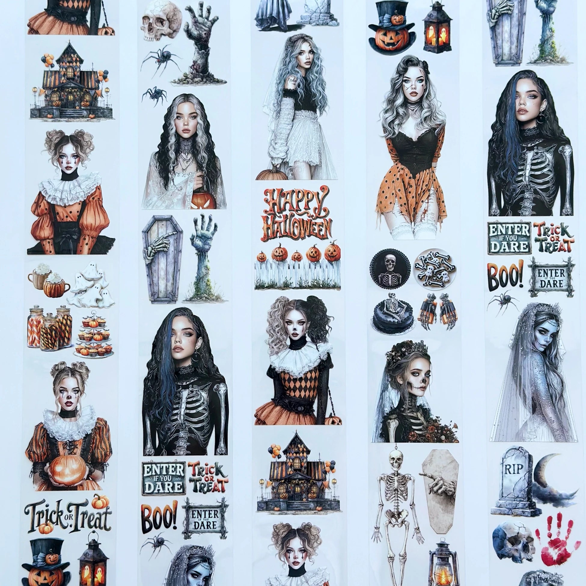 Secret at the Party PET Tape – Halloween Scrapbooking, Journaling, Spooky Craft Supplies – Tax Included – SRP159