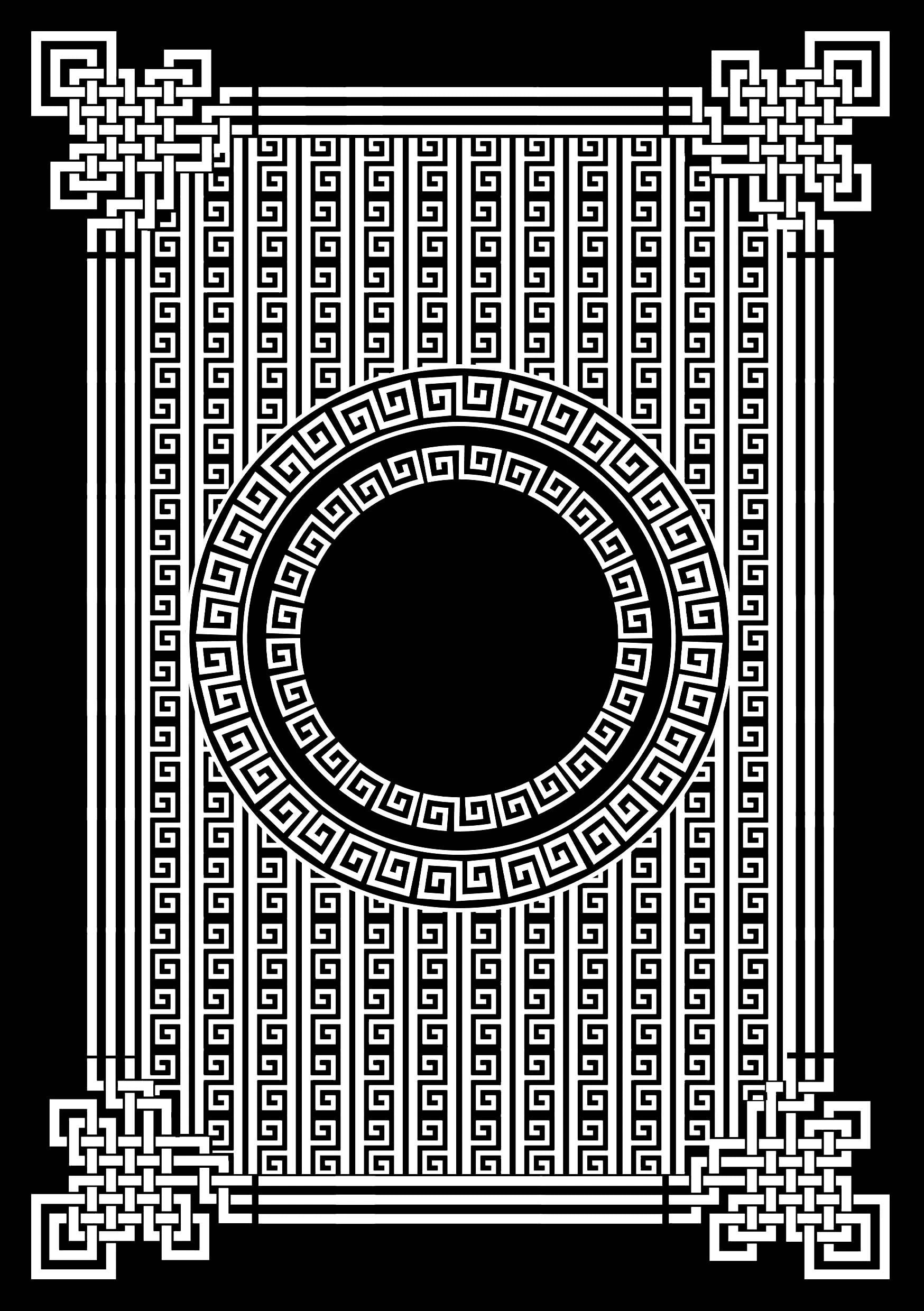 Scrapbooking 'Atmosphere' Mixed Patterns Stencil