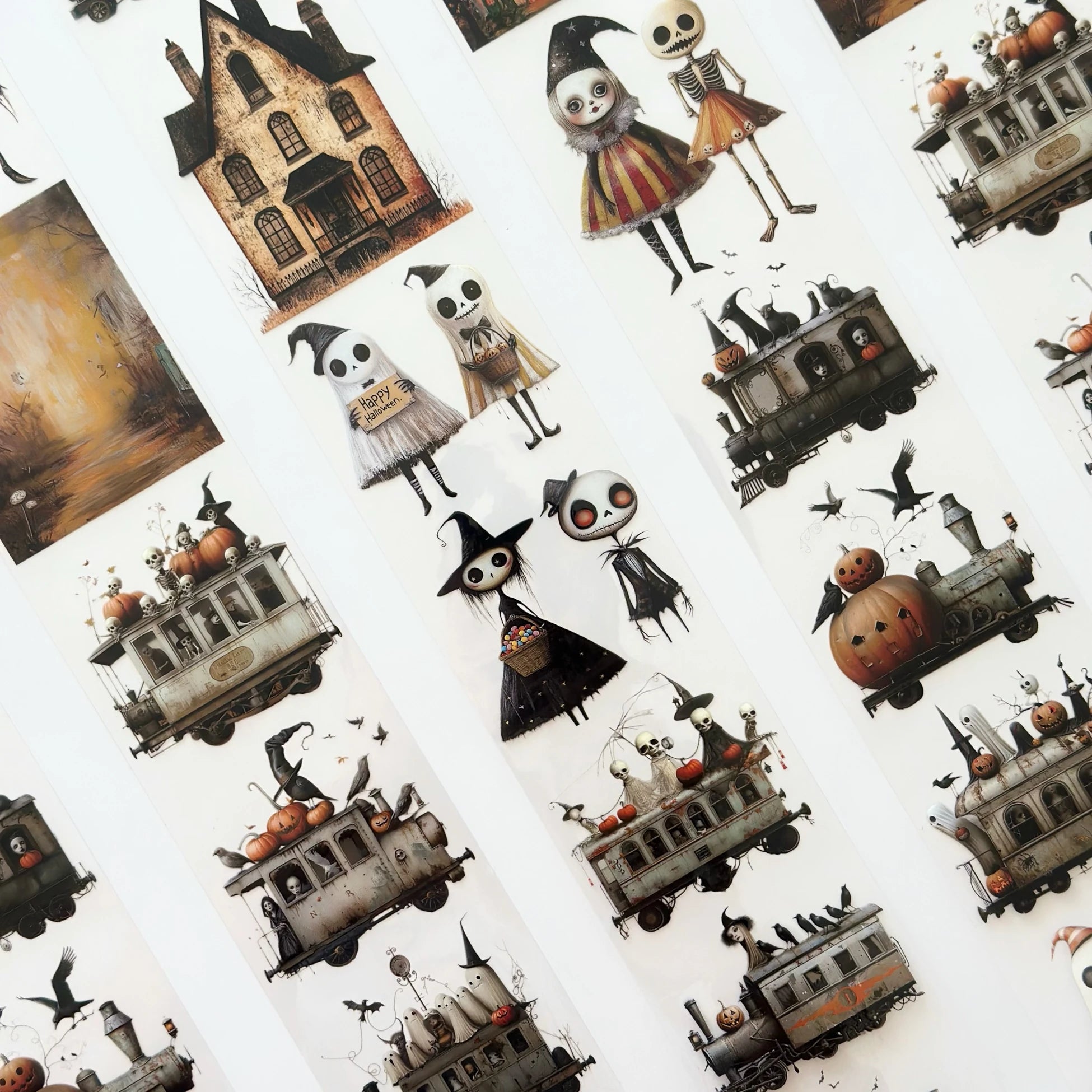 Happy Halloween PET Tape – Scrapbooking, Journaling, Spooky Craft Supplies – Tax Included – SRP150