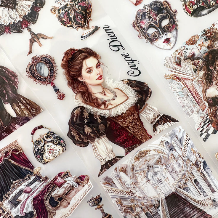 Baroque Elegance -3D Crystal Special Oil tape