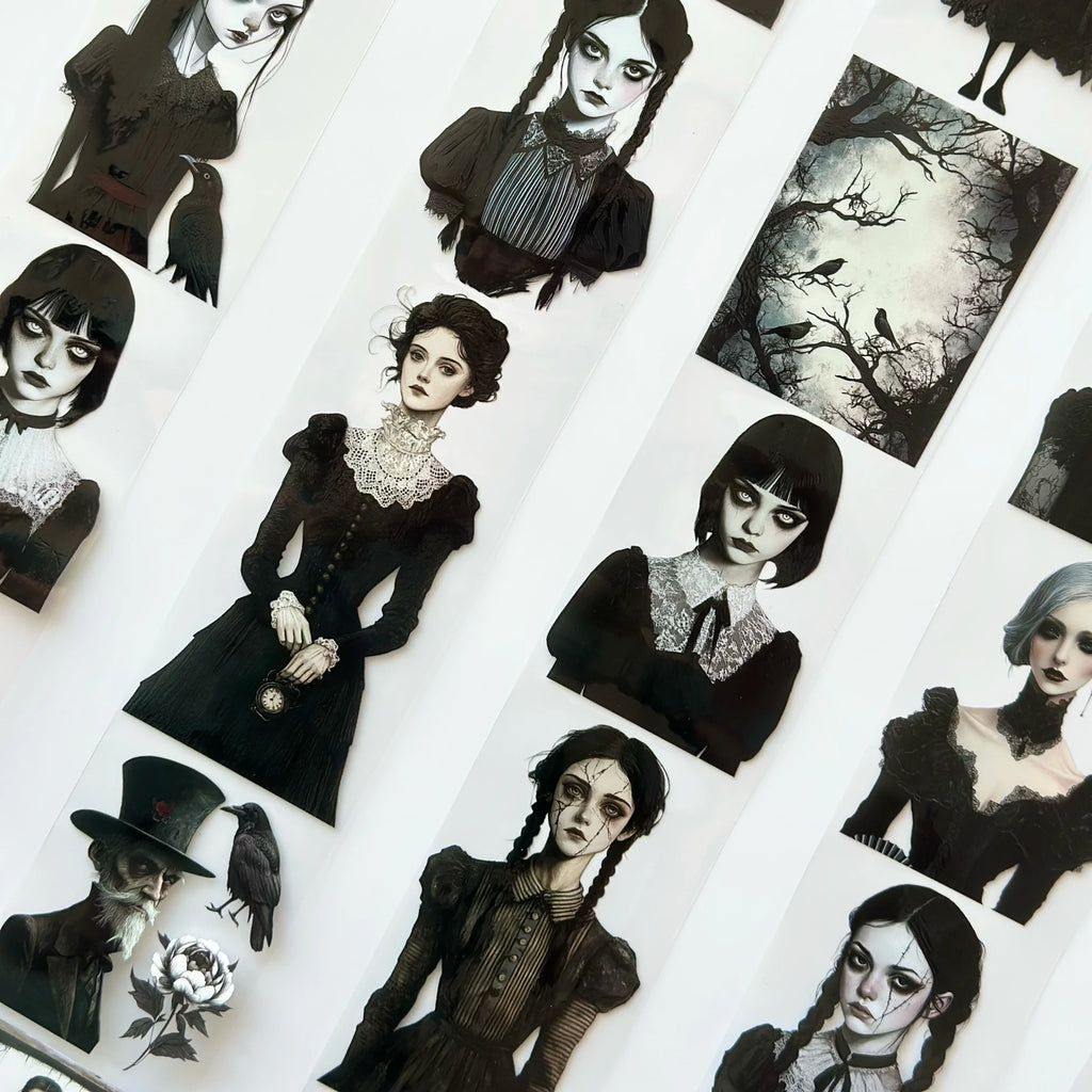Dark Manor Pet Tape – Gothic Portrait Women, Haunted House Aesthetic, Dark Academia Halloween Tape, Tax Included – SRP164