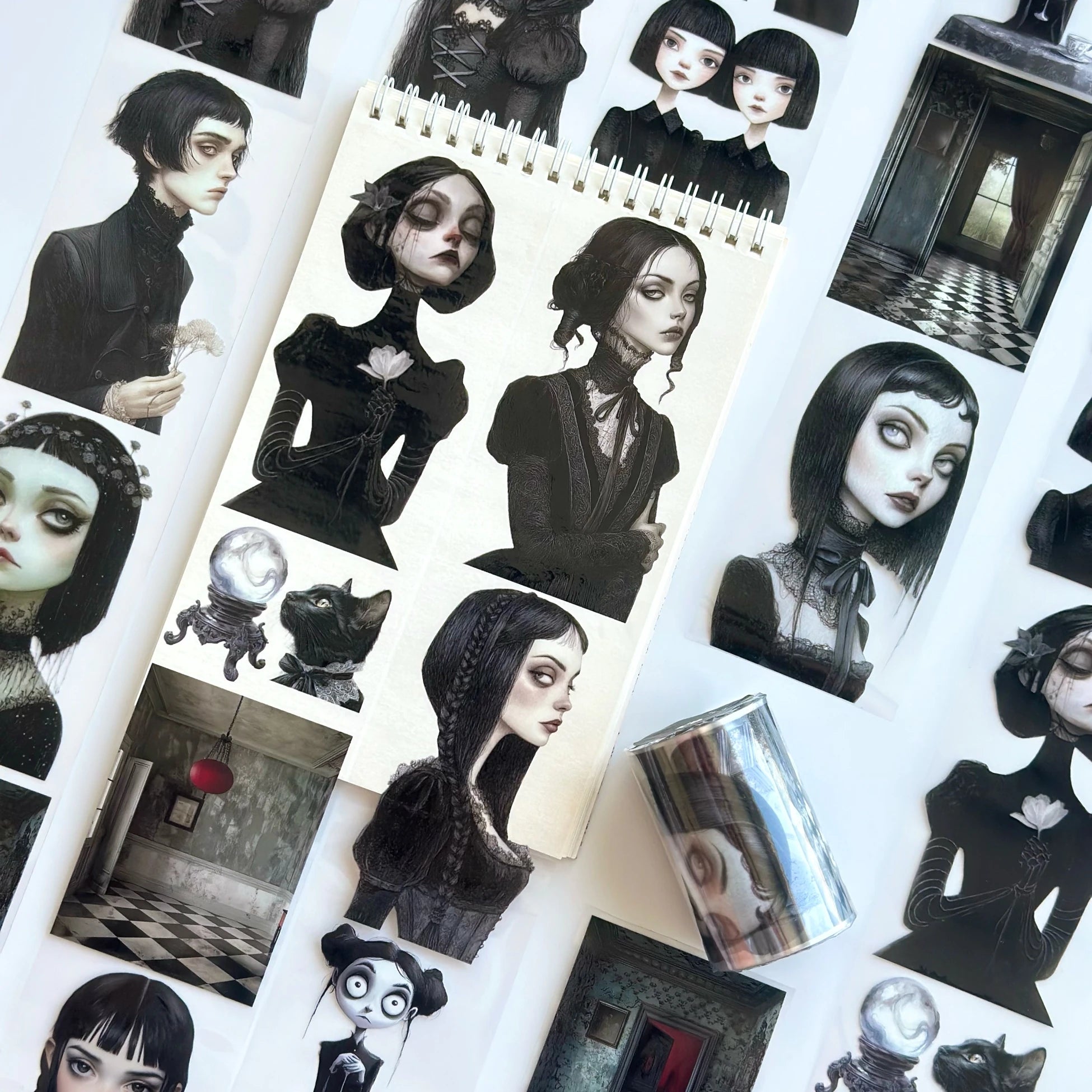 Red Room PET Tape – Gothic Scrapbooking, Journaling, Dark Aesthetic Craft – Tax Included – SRP148