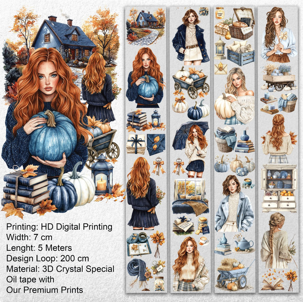 Whispering Leaves PET Tape – Scrapbooking, Journaling, Decorative Craft Supplies – Tax Included – SRP144