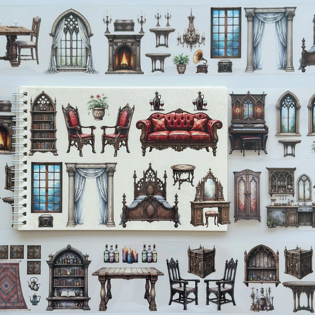 Secrets Under the Rug PET Tape – Scrapbooking, Journaling, Vintage Furniture Decor – Tax Included – SRP158