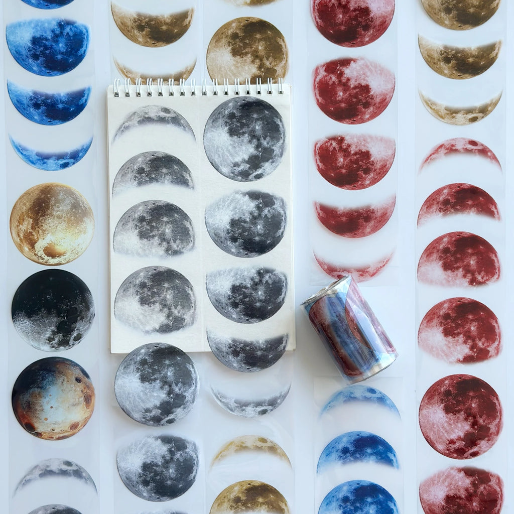 Memories in the Moonlight PET Tape – Scrapbooking, Journaling, Celestial Craft Supplies – Tax Included – SRP154