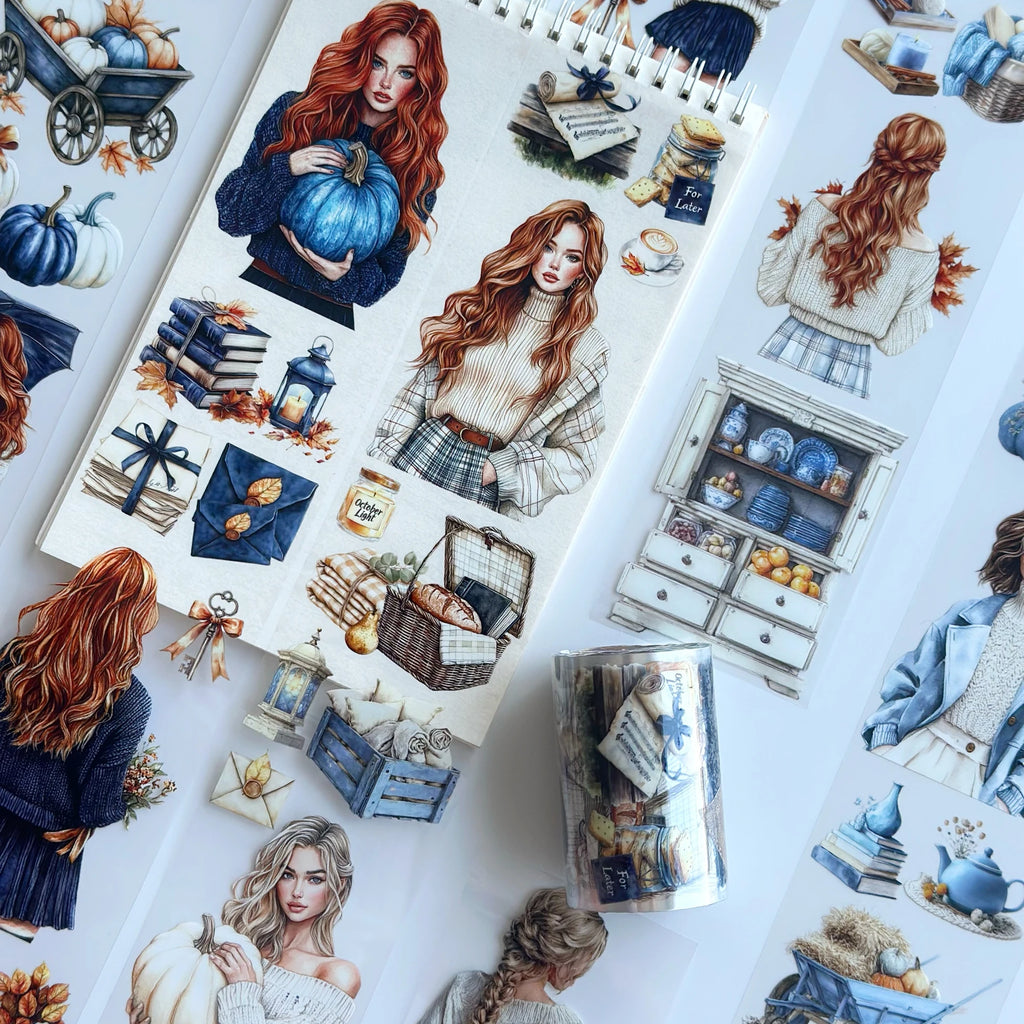 Whispering Leaves PET Tape – Scrapbooking, Journaling, Decorative Craft Supplies – Tax Included – SRP144