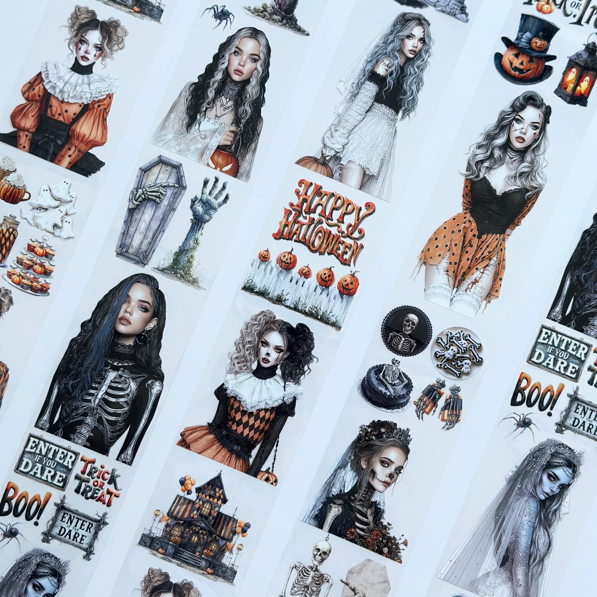 Secret at the Party PET Tape – Halloween Scrapbooking, Journaling, Spooky Craft Supplies – Tax Included – SRP159