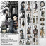 Arkamda Kim Var? PET Bant – Gotik Scrapbooking, Günlük Tutma, Korkutucu El Sanatları Malzemeleri – Vergi Dahil – SRP149