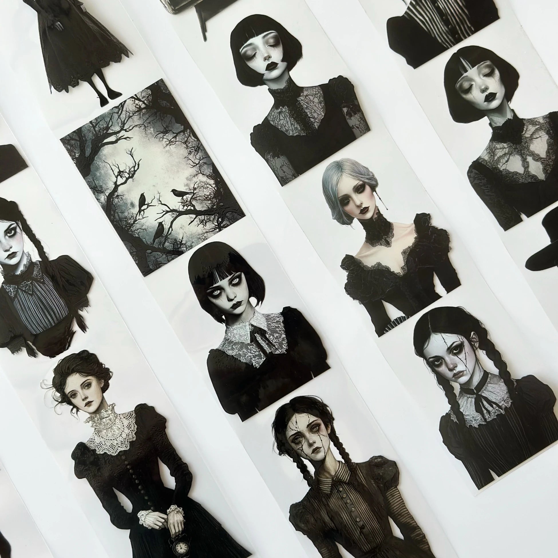 Dark Manor Pet Tape – Gothic Portrait Women, Haunted House Aesthetic, Dark Academia Halloween Tape, Tax Included – SRP164