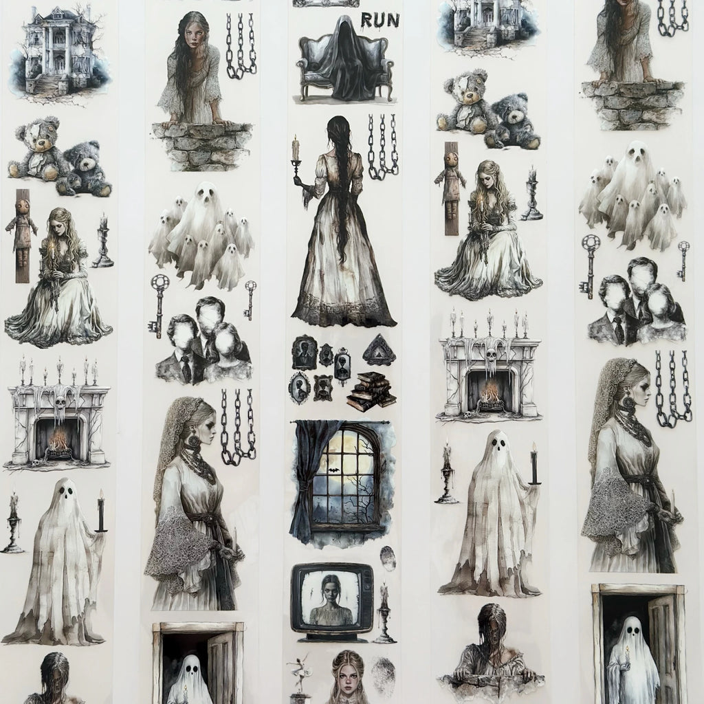 Voices in the Mansion PET Tape – Gothic Scrapbooking, Haunted Journaling, Spooky Crafts – Tax Included – SRP151