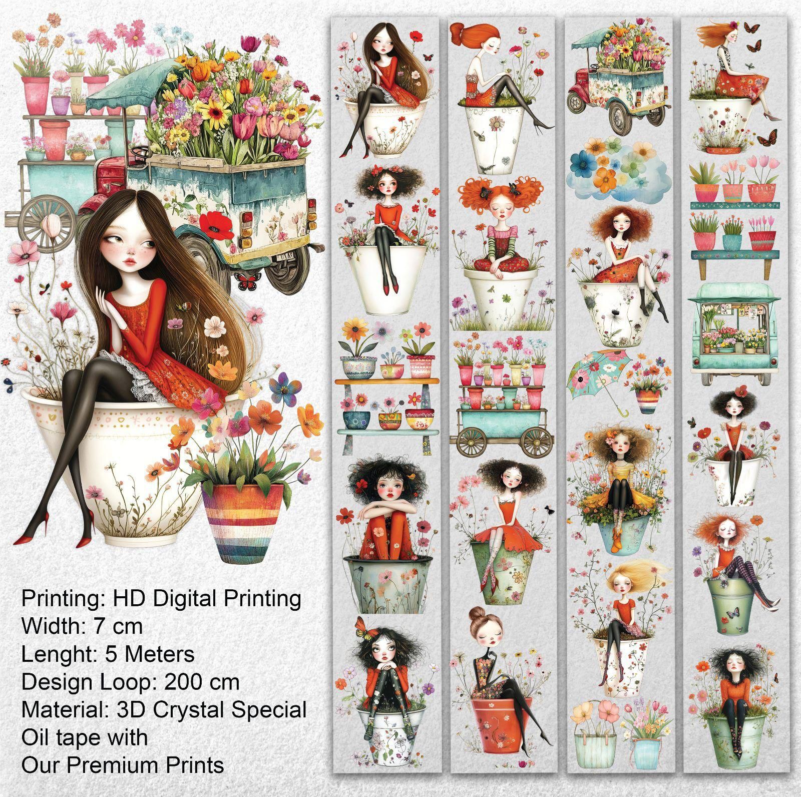 A Cup of Happiness -3D Crystal Special Oil tape