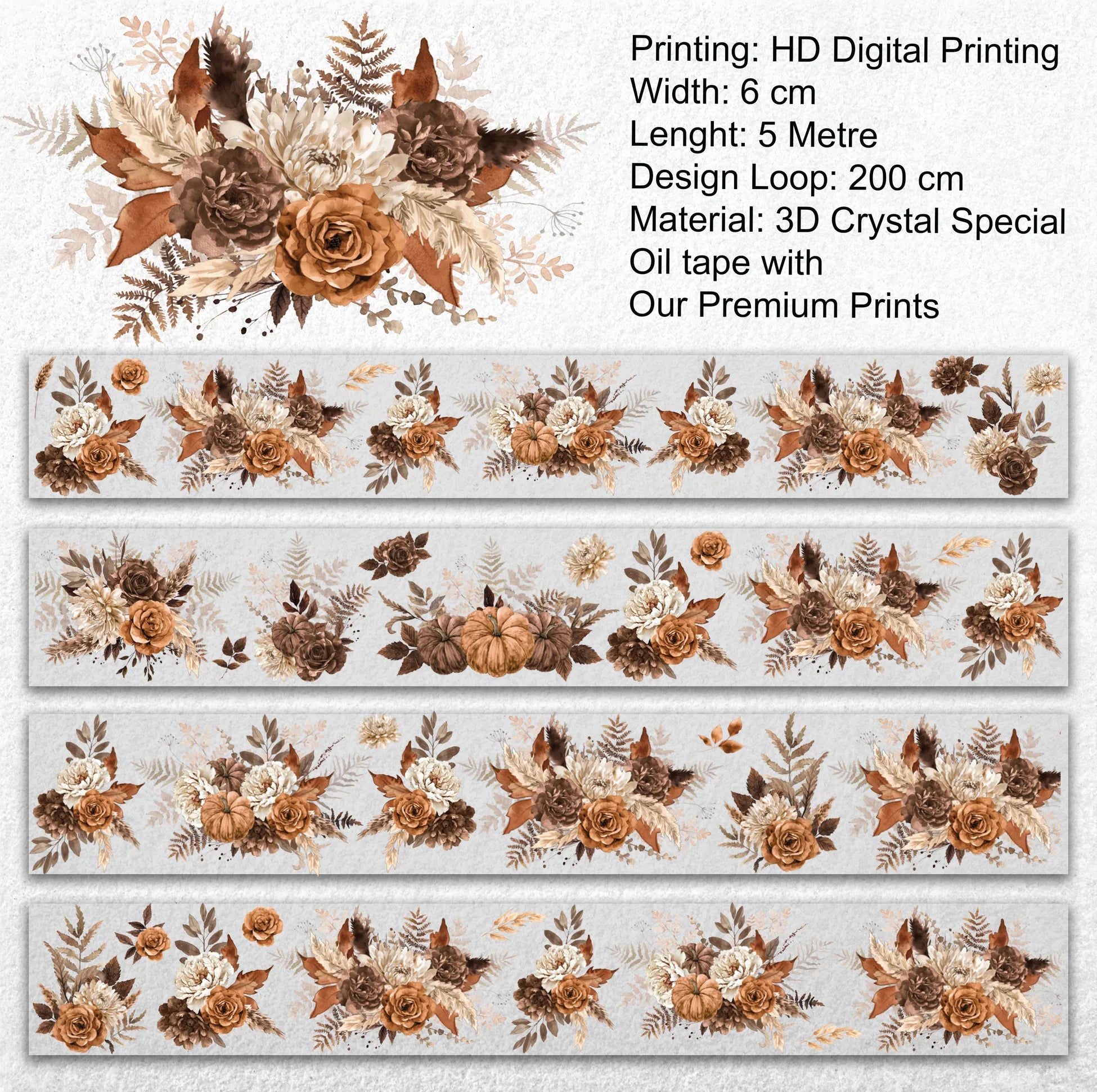 Autumn Magic -3D Crystal Special Oil tape