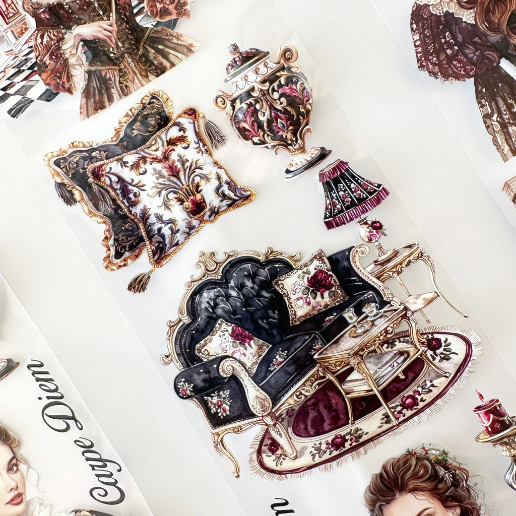 Baroque Elegance -3D Crystal Special Oil tape