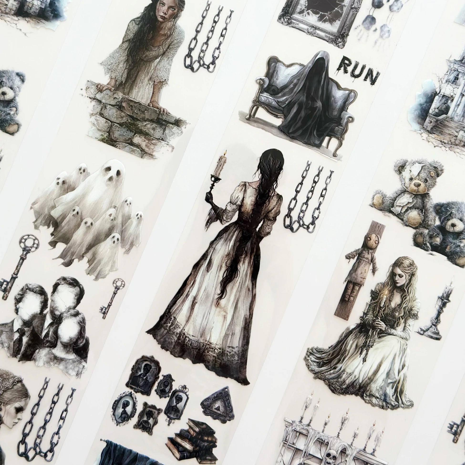 Voices in the Mansion PET Tape – Gothic Scrapbooking, Haunted Journaling, Spooky Crafts – Tax Included – SRP151