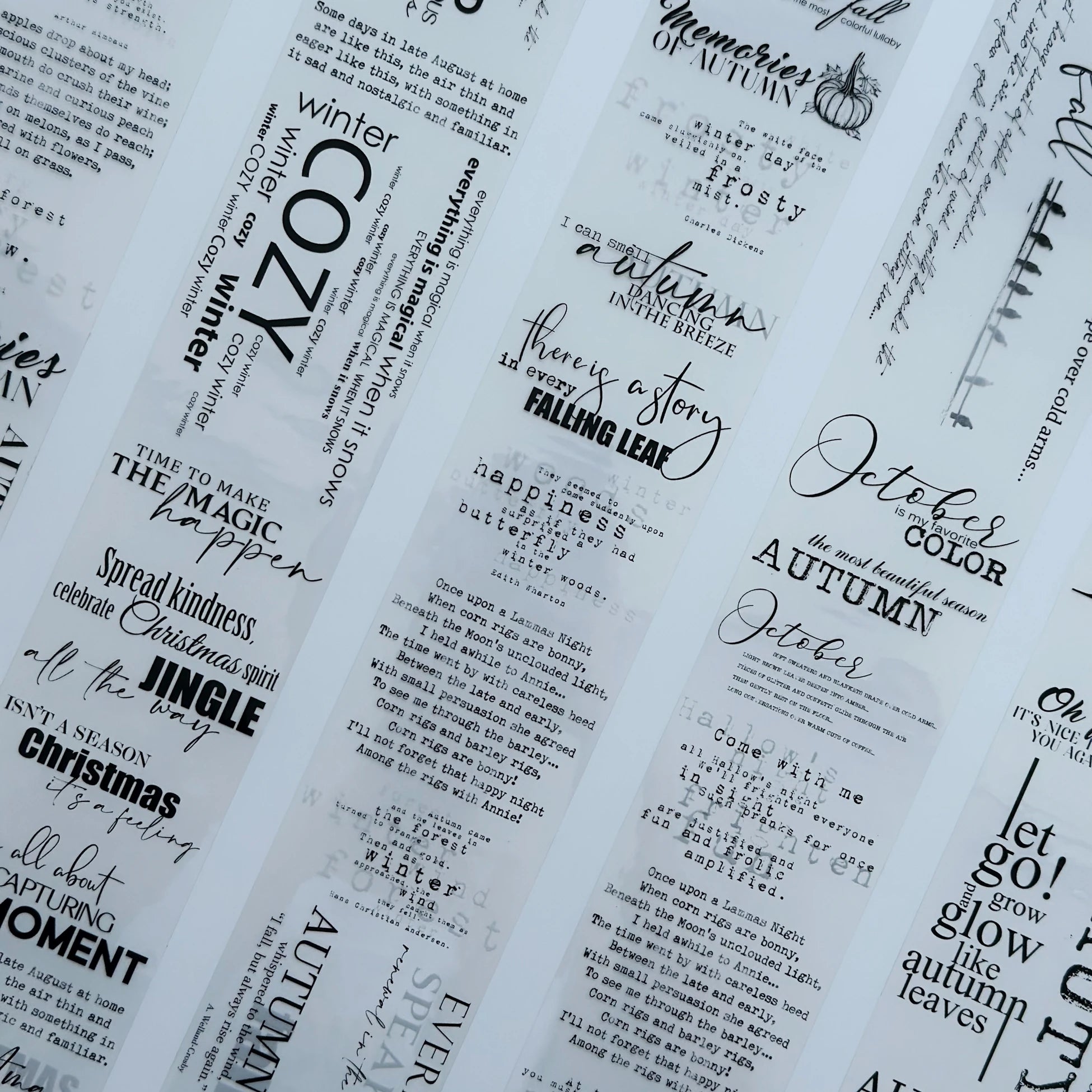 Unsent Notes PET Tape – Scrapbooking, Journaling, Quote Decorative Tape – Tax Included – SRP157