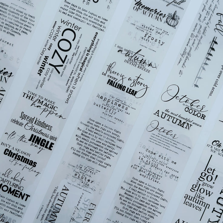 Unsent Notes 3D Special Pet Tape