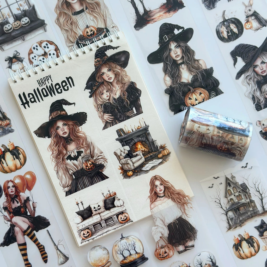 Pumpkin Mist PET Tape – Halloween Scrapbooking, Journaling, Spooky Craft Supplies – Tax Included – SRP152