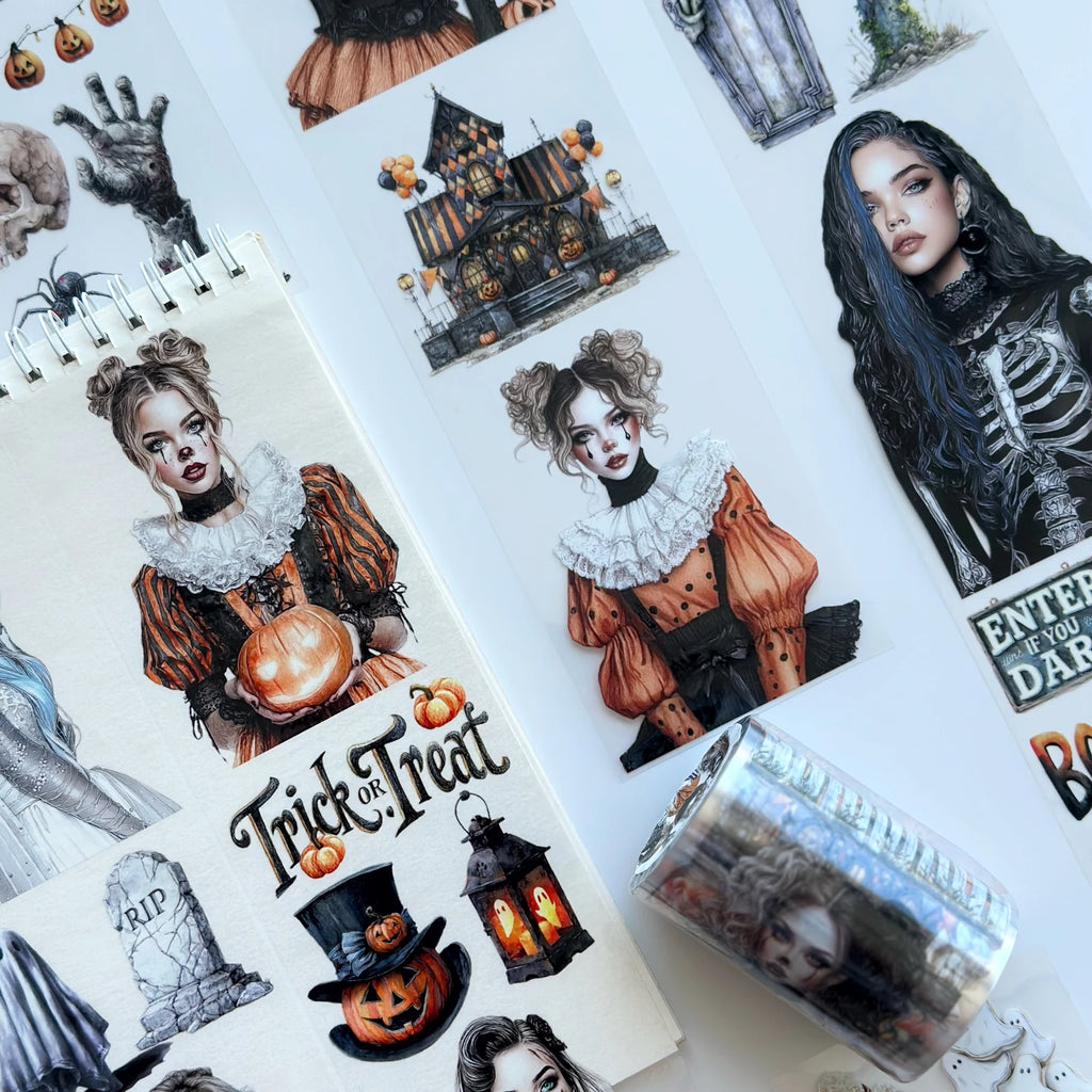 Secret at the Party PET Tape – Halloween Scrapbooking, Journaling, Spooky Craft Supplies – Tax Included – SRP159