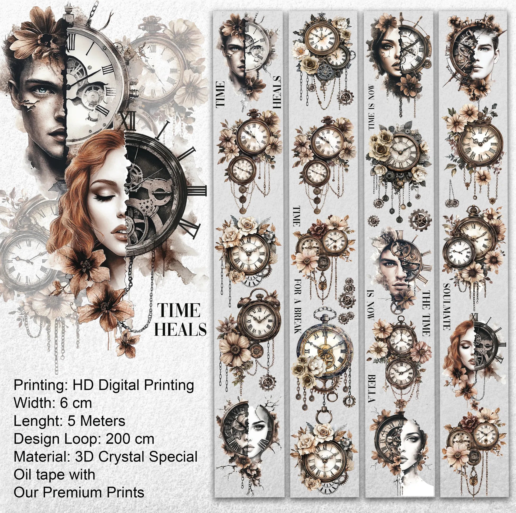 Time Heals -3D Crystal Special Oil tape