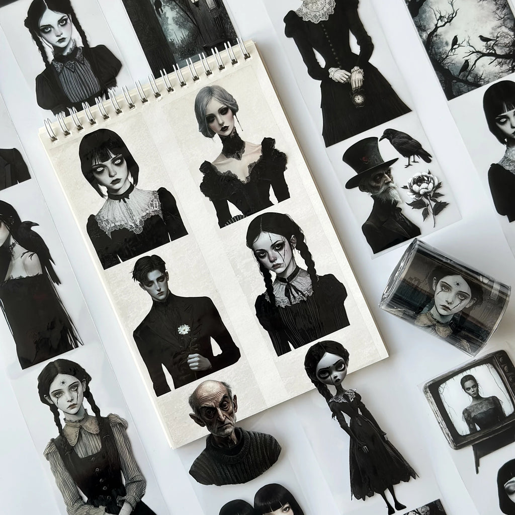 Dark Manor Pet Tape – Gothic Portrait Women, Haunted House Aesthetic, Dark Academia Halloween Tape, Tax Included – SRP164