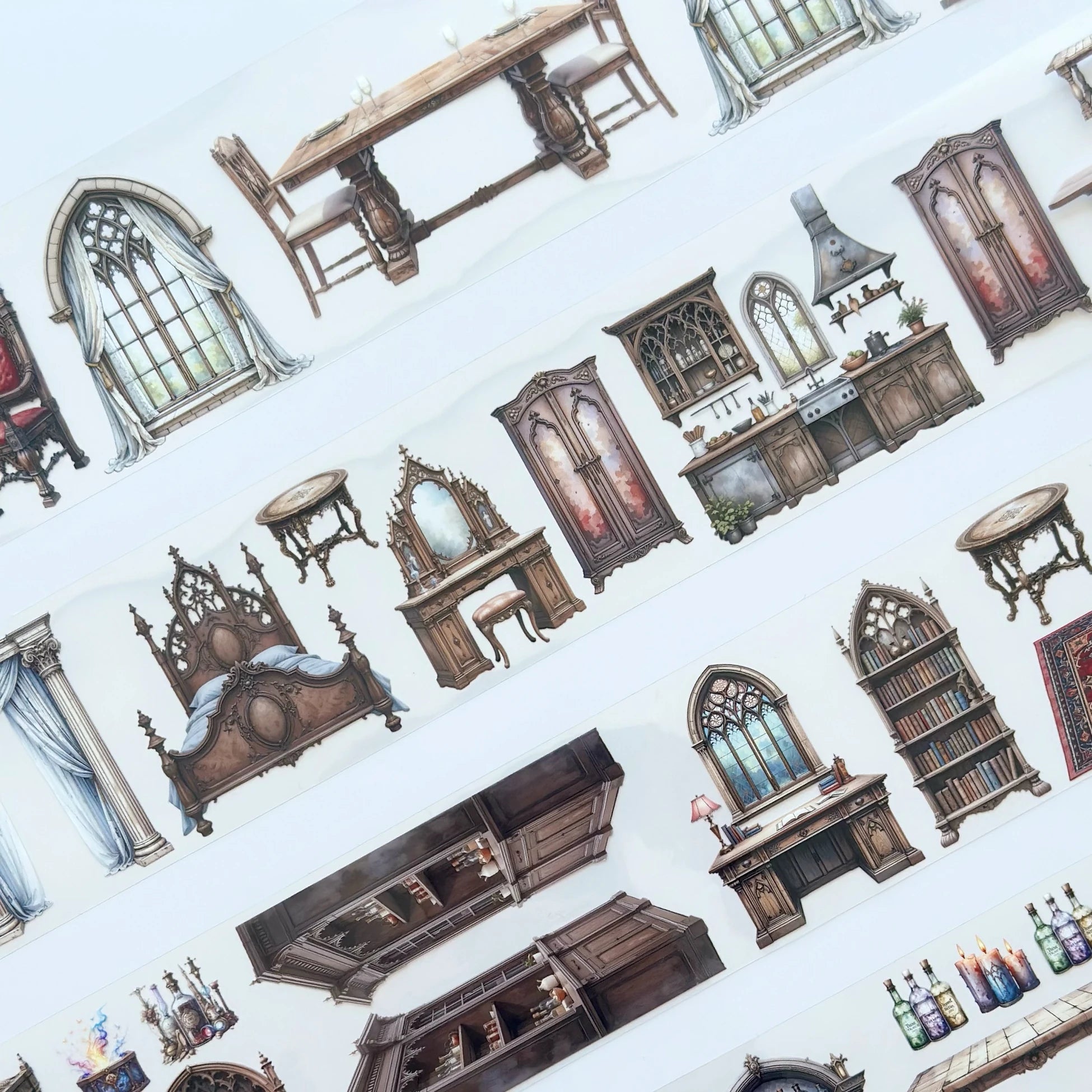 Secrets Under the Rug PET Tape – Scrapbooking, Journaling, Vintage Furniture Decor – Tax Included – SRP158