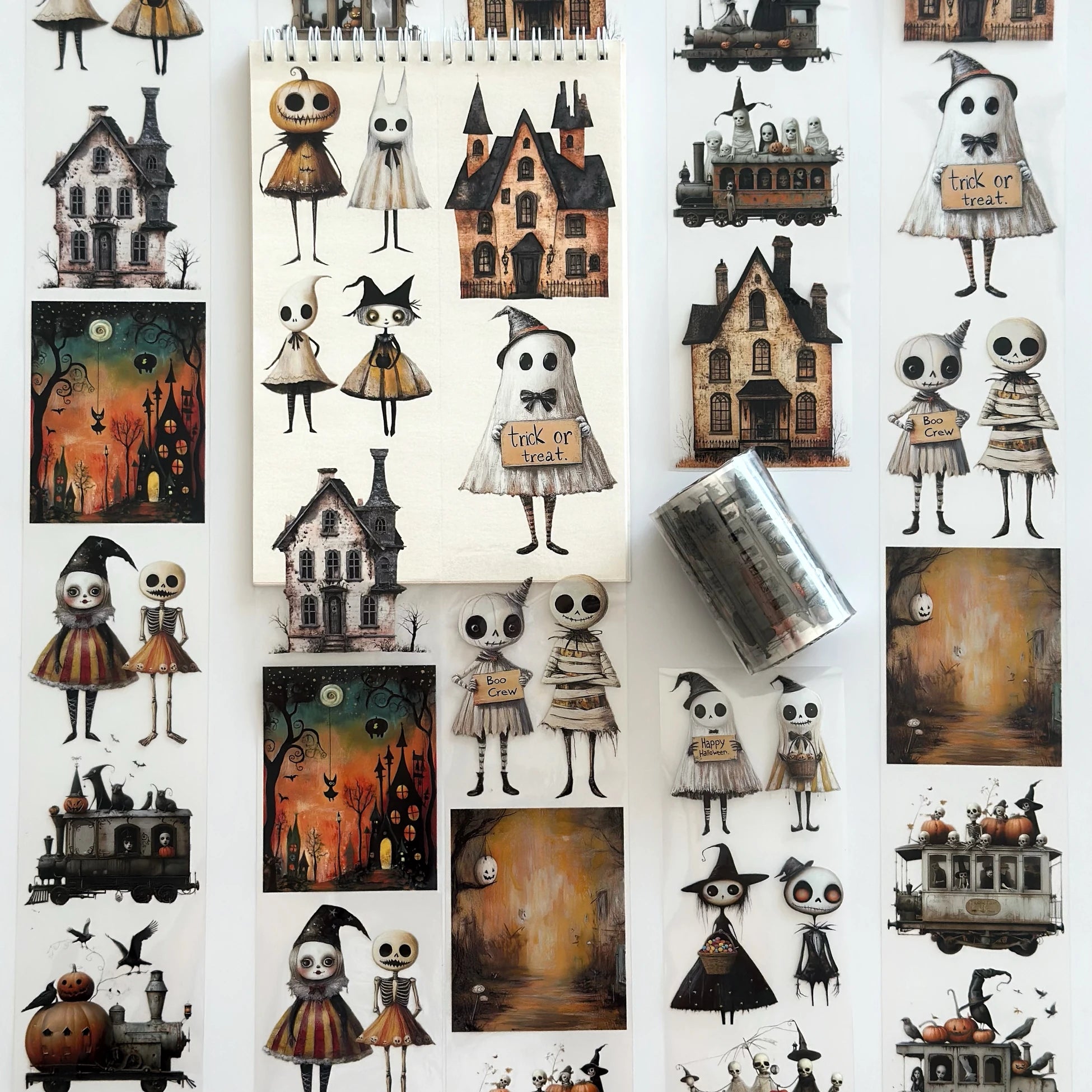 Happy Halloween PET Tape – Scrapbooking, Journaling, Spooky Craft Supplies – Tax Included – SRP150