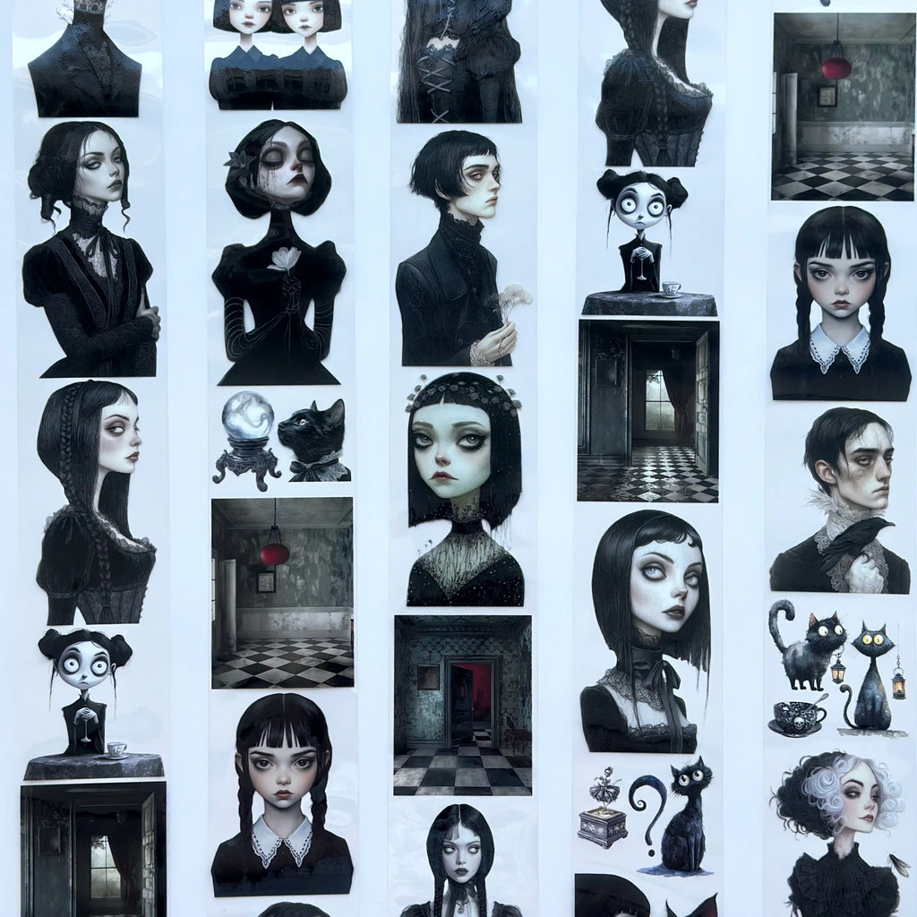 Red Room PET Tape – Gothic Scrapbooking, Journaling, Dark Aesthetic Craft – Tax Included – SRP148