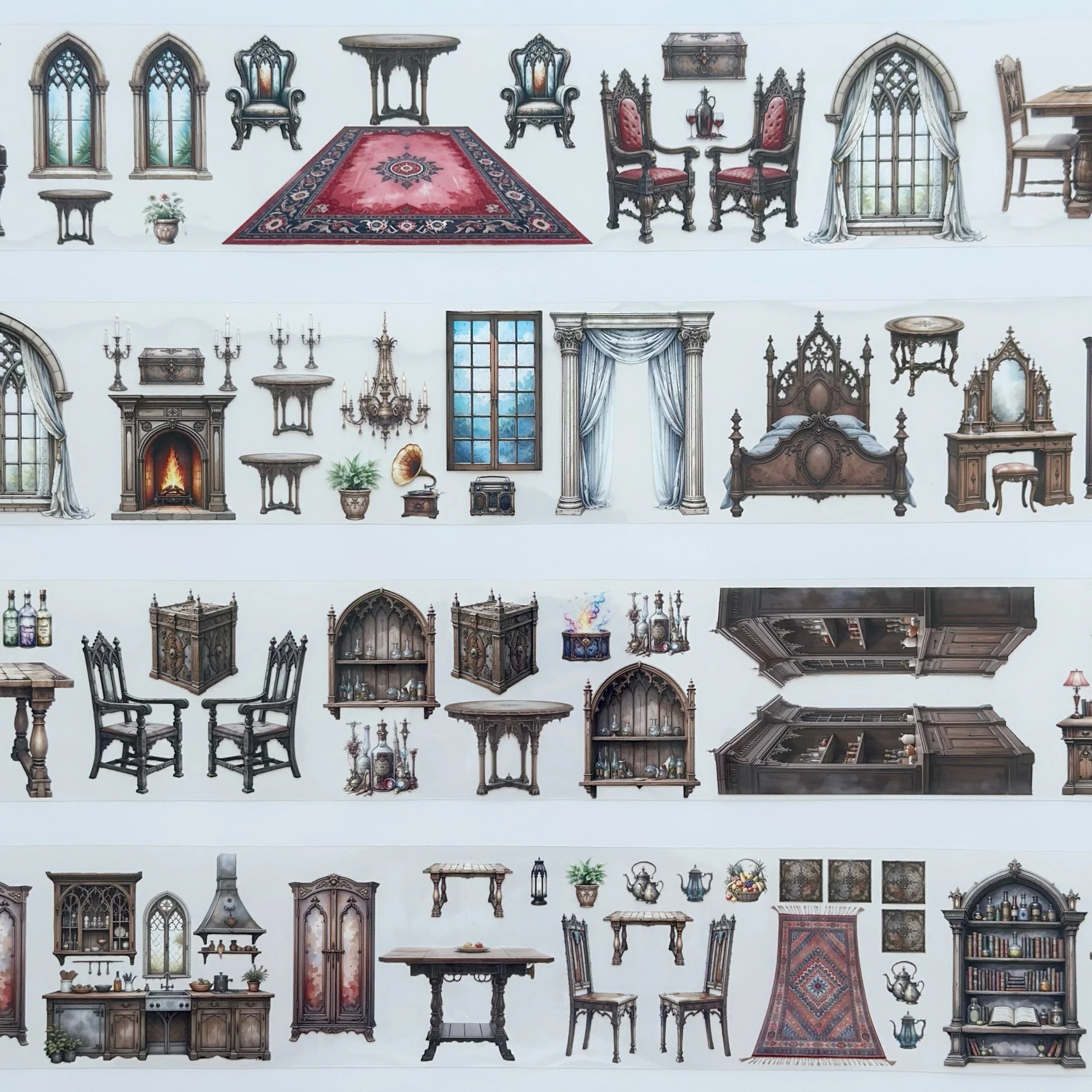 Secrets Under the Rug PET Tape – Scrapbooking, Journaling, Vintage Furniture Decor – Tax Included – SRP158