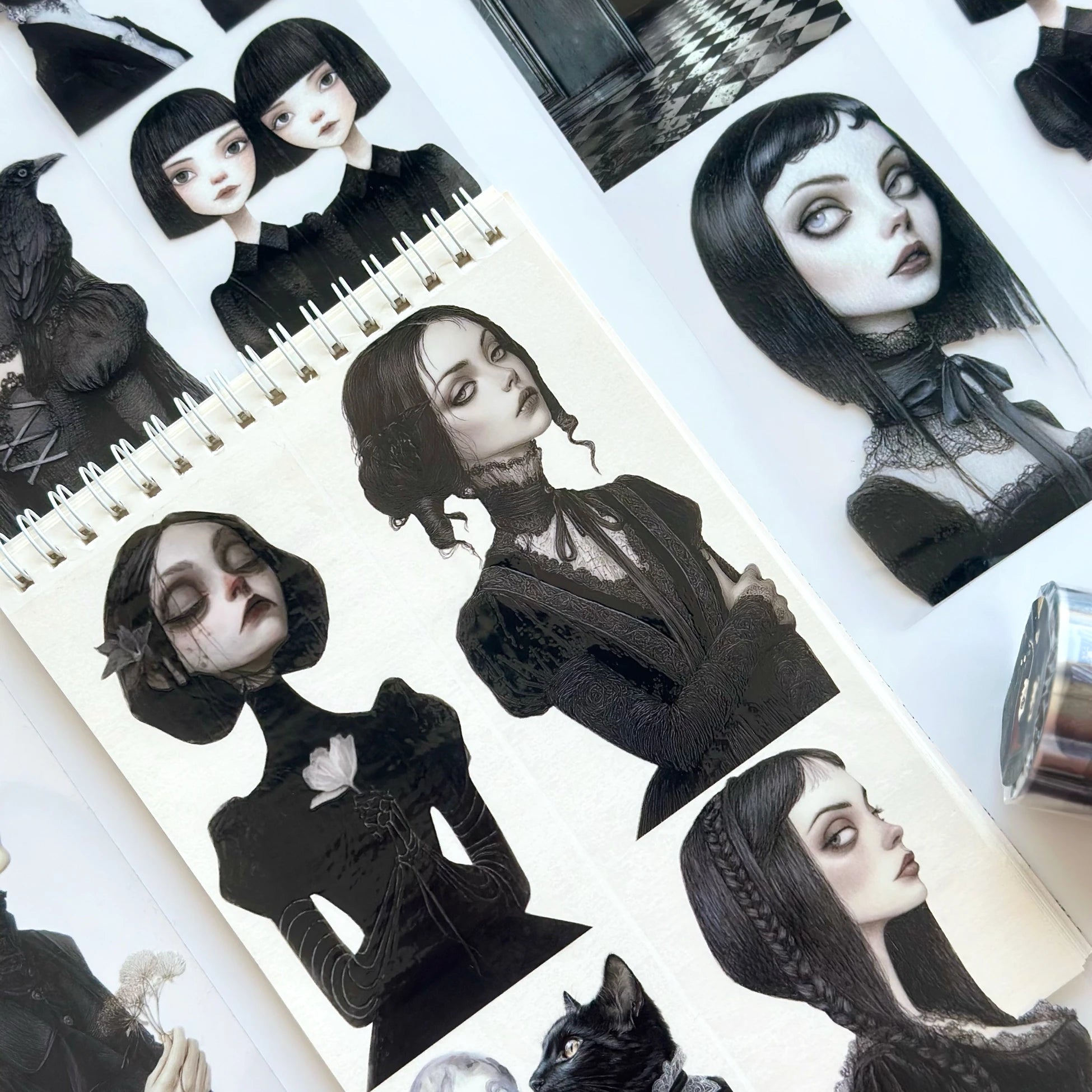 Red Room PET Tape – Gothic Scrapbooking, Journaling, Dark Aesthetic Craft – Tax Included – SRP148